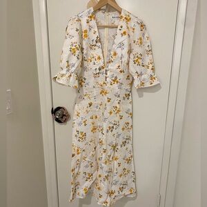 Reformation Maribel Linen Dress